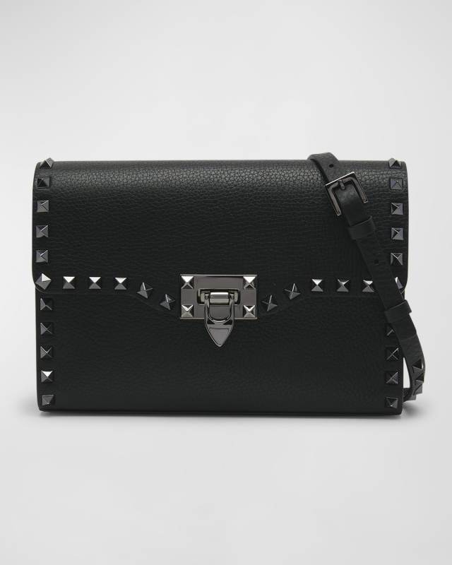 Rockstud Small Calfskin Shoulder Bag